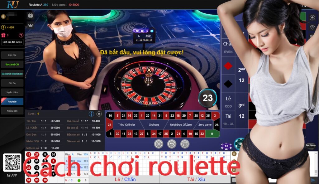 cách chơi roulette online