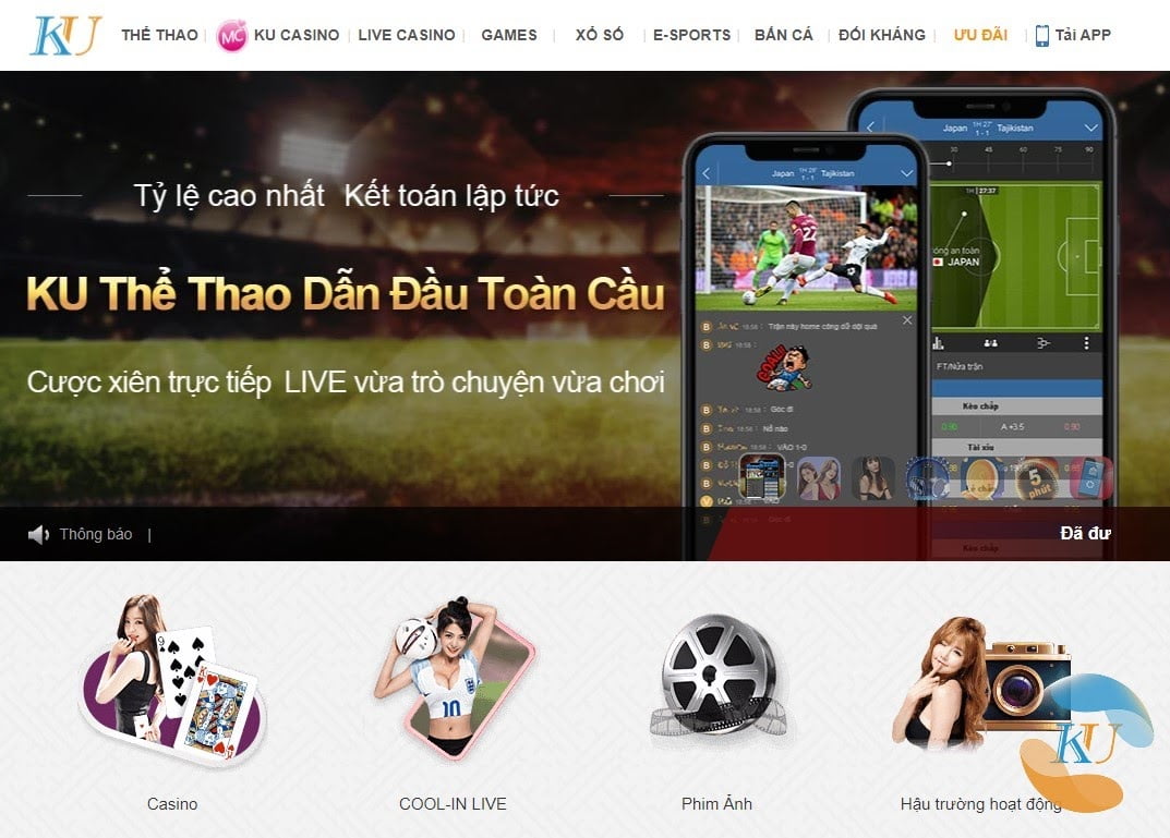 Các dịch vụ ở nhà cái Kubet