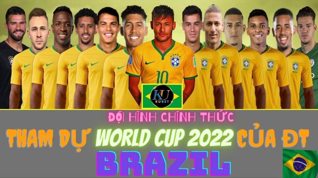 Đội hình Của ĐT Brazil tại World Cup 2022