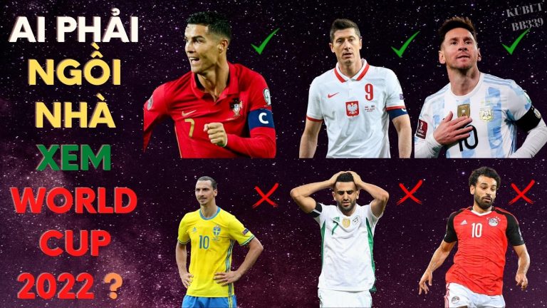 Những Đội bóng chính thức dự World Cup 2022? Ronaldo, Messi?