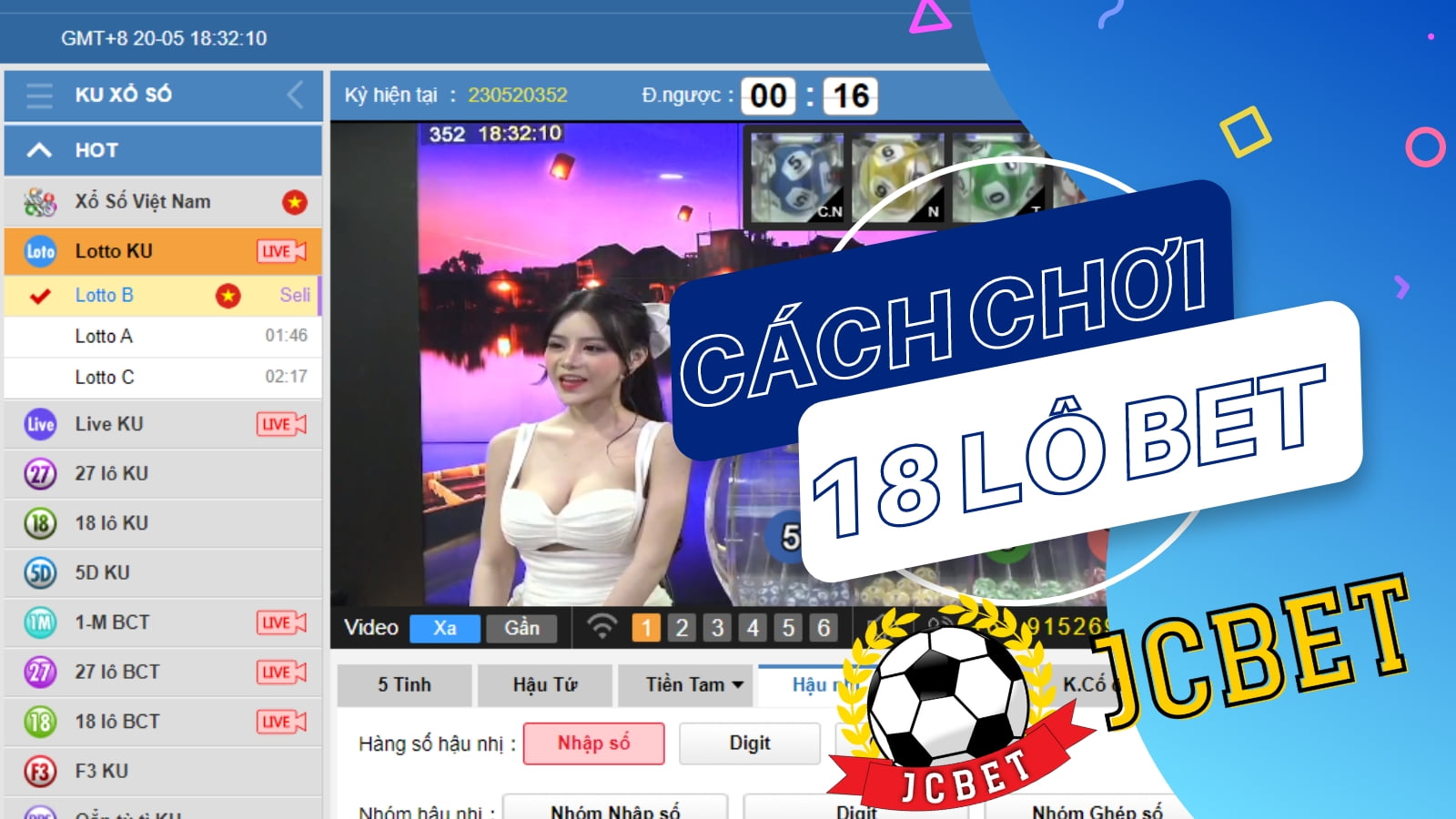 Cách chơi 18 lô bet