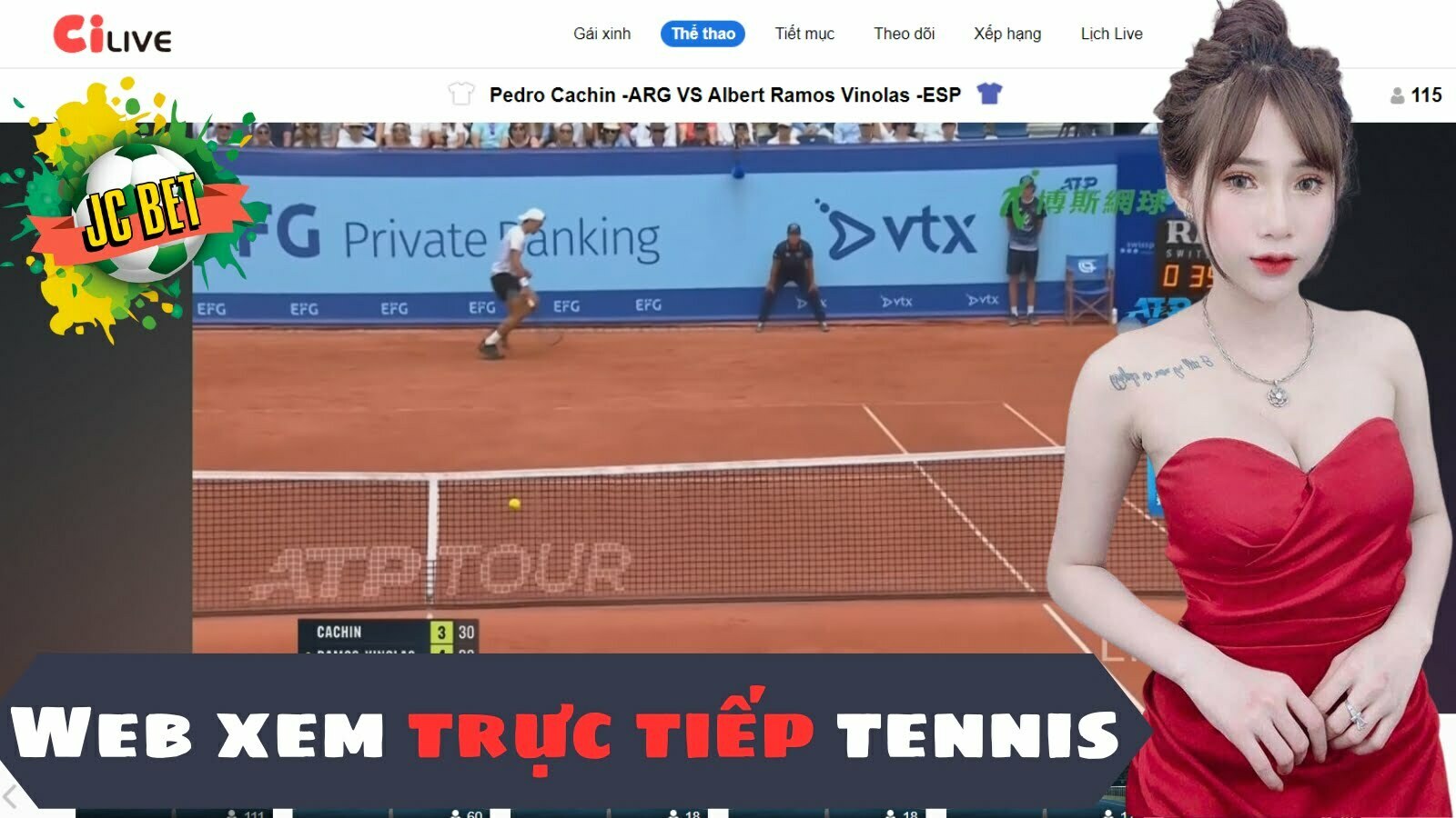 Xem trực tiếp tennis