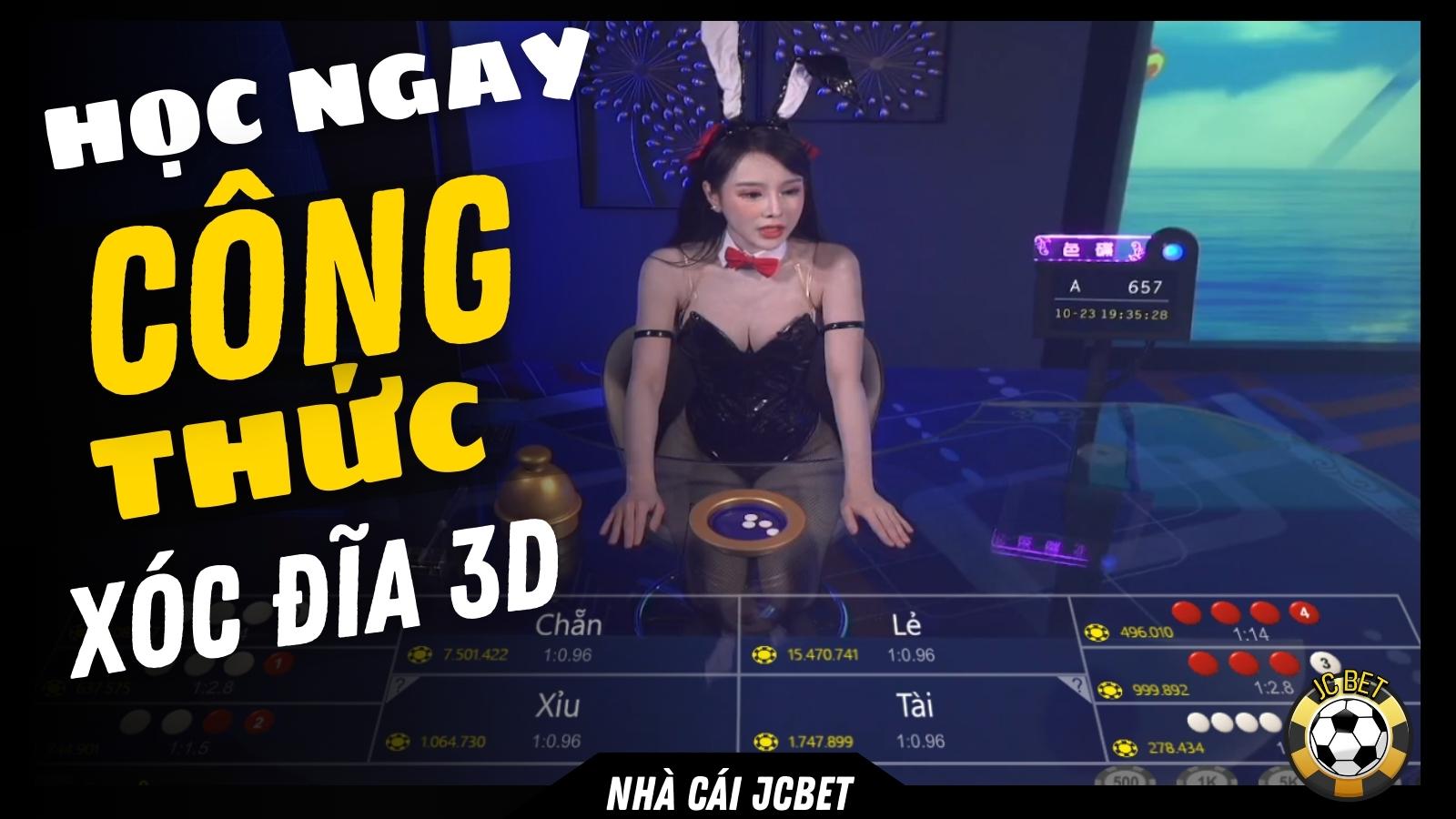 Công thức xóc đĩa 3D