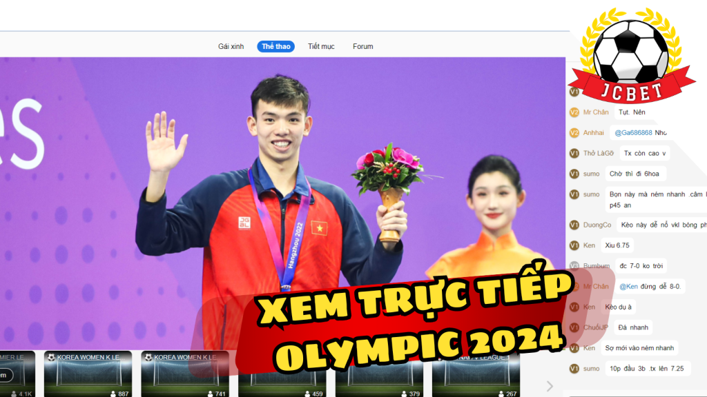 Xem trực tiếp Olympic 